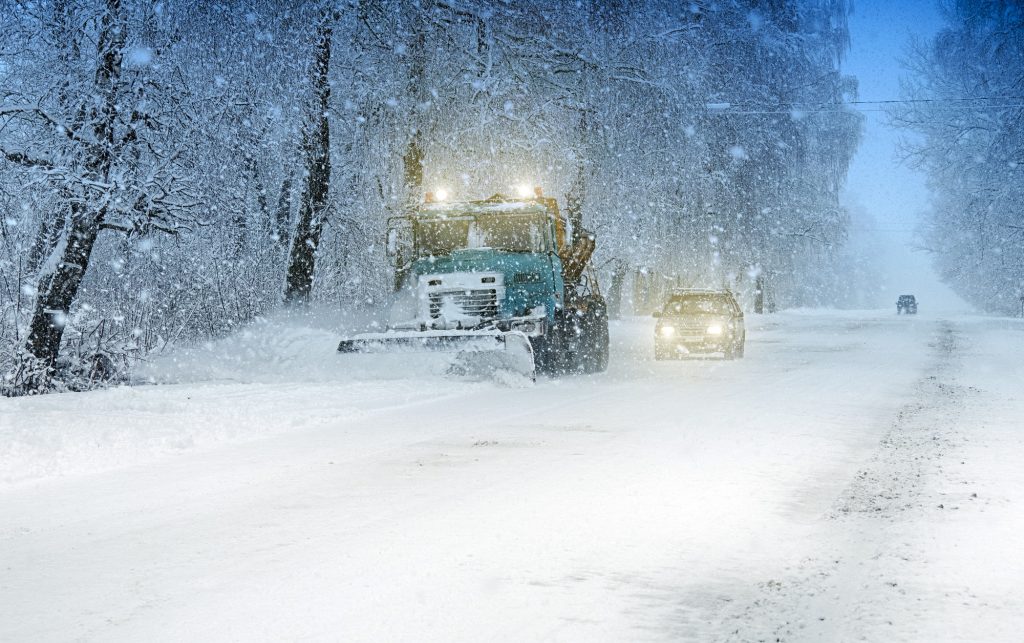 Snow plowing-residential and commercial
